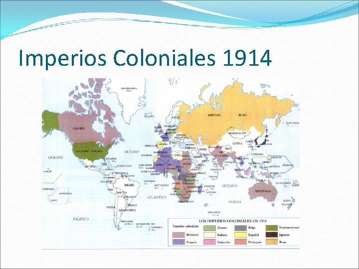Imperios Coloniales 1914 