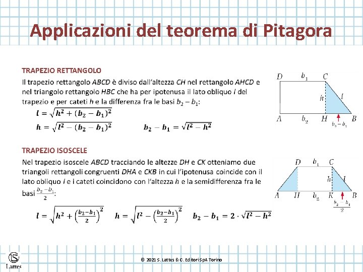 Il teorema di Pitagora e le sue applicazioni