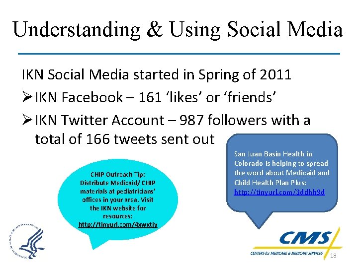 Understanding & Using Social Media IKN Social Media started in Spring of 2011 Ø