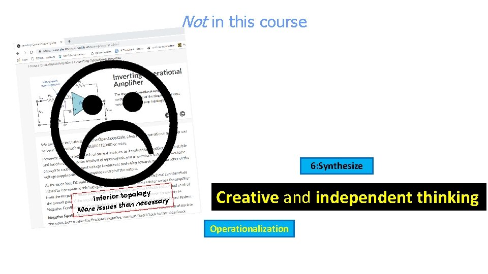 Not in this course 6: Synthesize ology Inferior top cessary e n n a