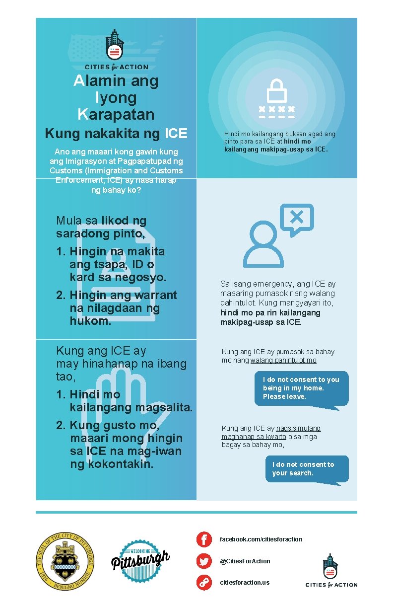 Alamin ang Iyong Karapatan Kung nakakita ng ICE Ano ang maaari kong gawin kung