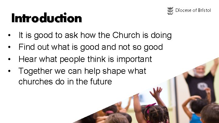 Introduction • • It is good to ask how the Church is doing Find