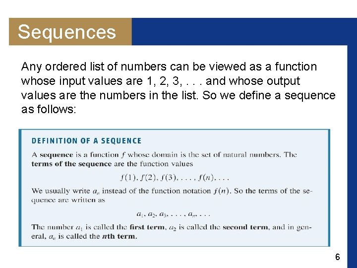 Sequences and Series Copyright Cengage Learning All rights