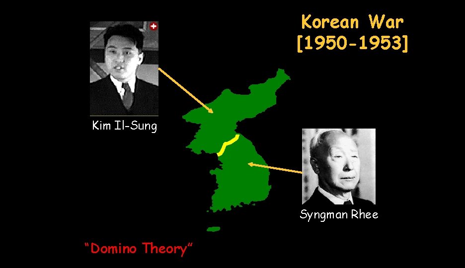 Korean War [1950 -1953] Kim Il-Sung Syngman Rhee “Domino Theory” 