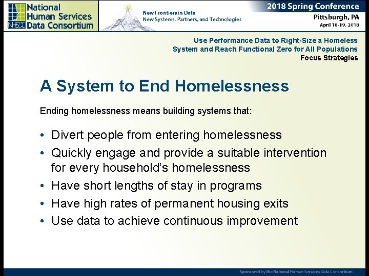 Use Performance Data to Right-Size a Homeless System and Reach Functional Zero for All