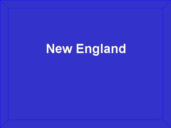 New England 