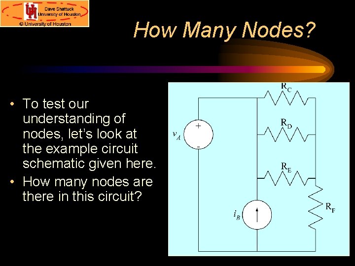 How Many Nodes? • To test our understanding of nodes, let’s look at the