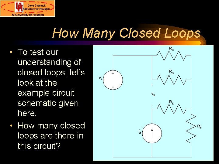 How Many Closed Loops • To test our understanding of closed loops, let’s look