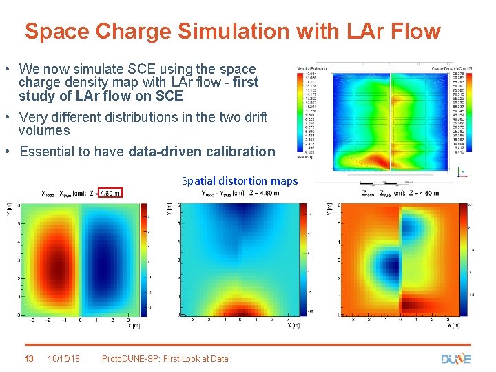 Space Charge Simulation with LAr Flow • We now simulate SCE using the space