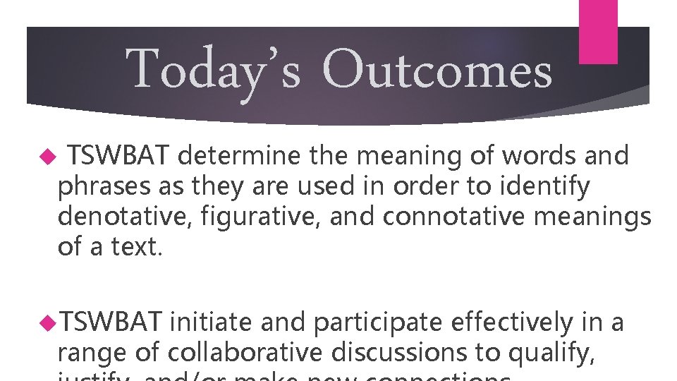 Tswbat Format Example Lets Prepare BYOT 4 corners handout 3 COLORS