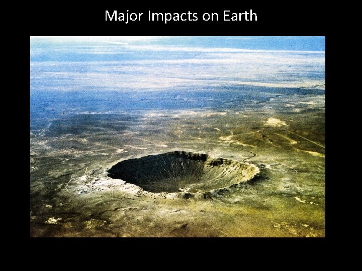 Major Impacts on Earth 