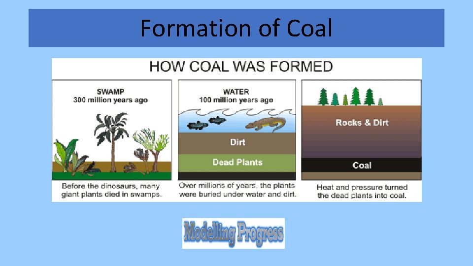 Formation of Coal Formation of Coal