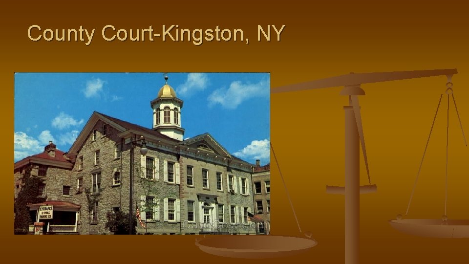 County Court-Kingston, NY 