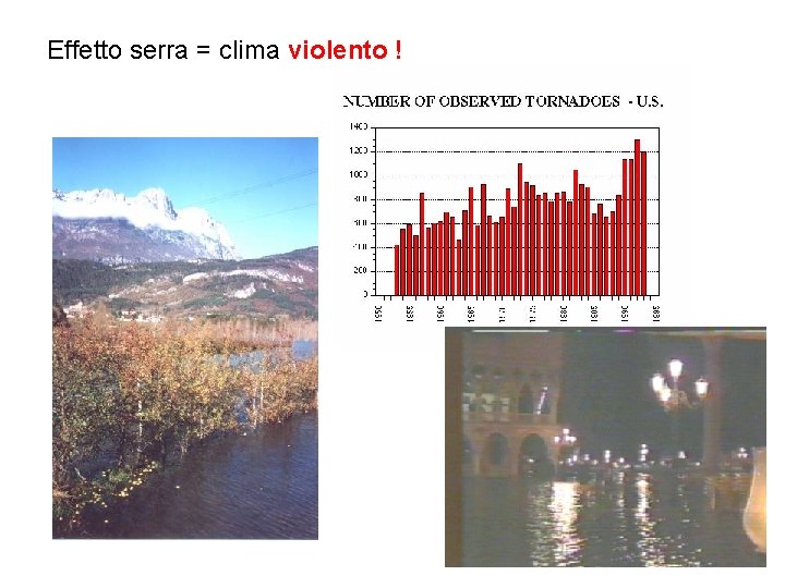 Effetto serra = clima violento ! 