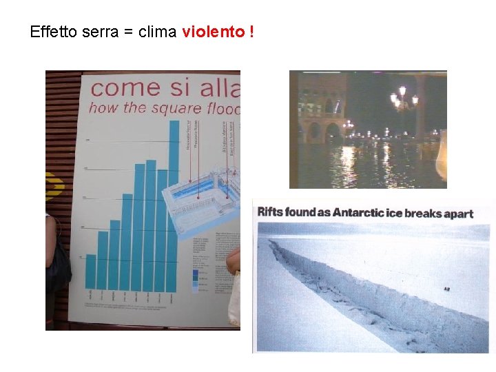 Effetto serra = clima violento ! 