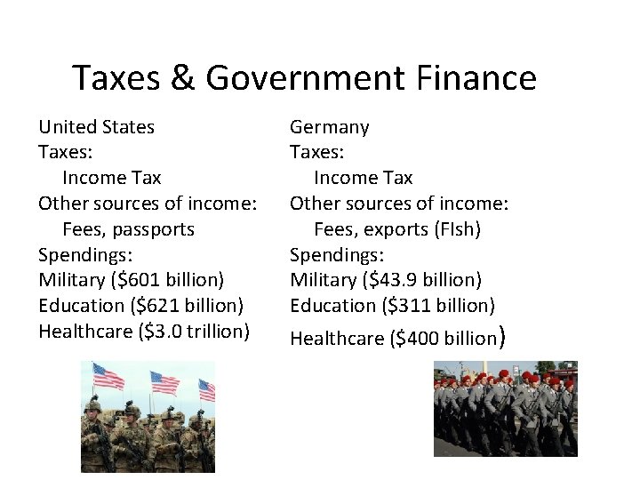 Taxes & Government Finance United States Taxes: Income Tax Other sources of income: Fees,