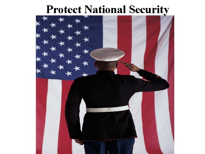 Protect National Security 