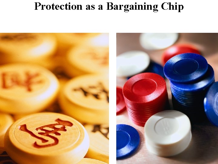 Protection as a Bargaining Chip 