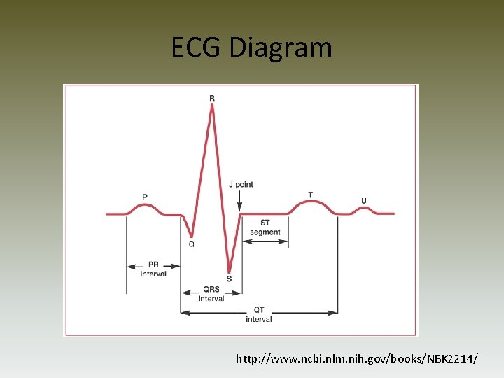 ECG Diagram http: //www. ncbi. nlm. nih. gov/books/NBK 2214/ 