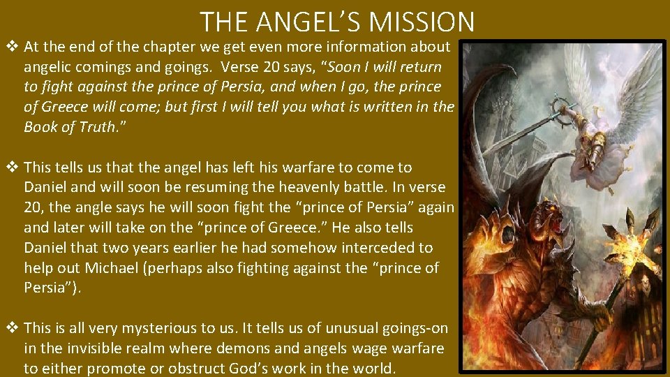 THE ANGEL’S MISSION v At the end of the chapter we get even more