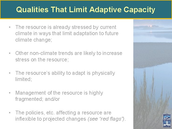 Planning for Climate Change Lara Whitely Binder Climate