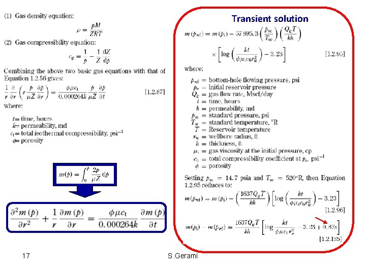 Transient solution 17 S. Gerami Transient solution 17 S. Gerami
