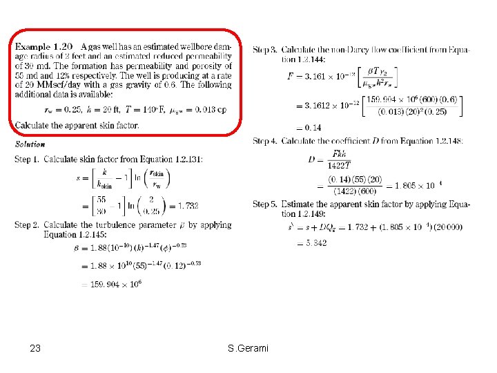23 S. Gerami 23 S. Gerami