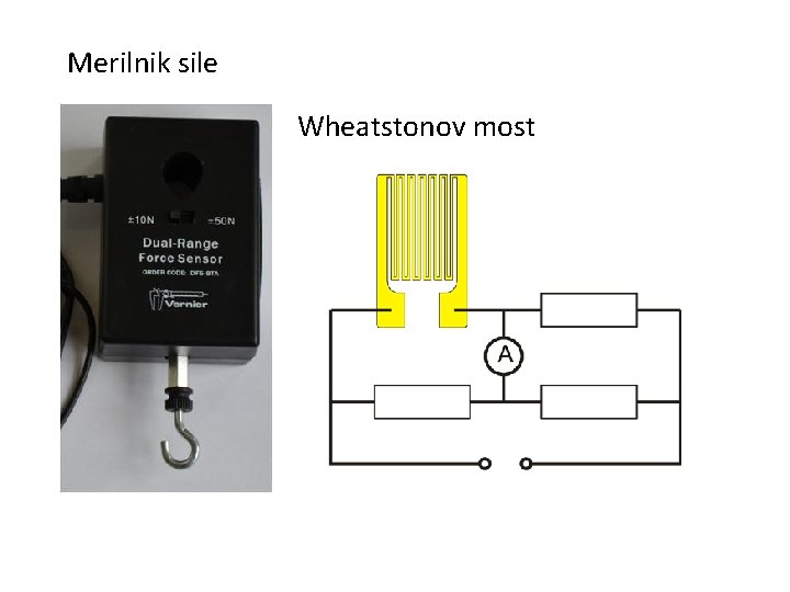 Merilnik sile Wheatstonov most 