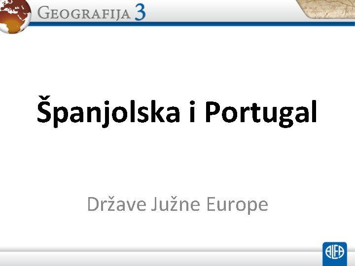Španjolska i Portugal Države Južne Europe 