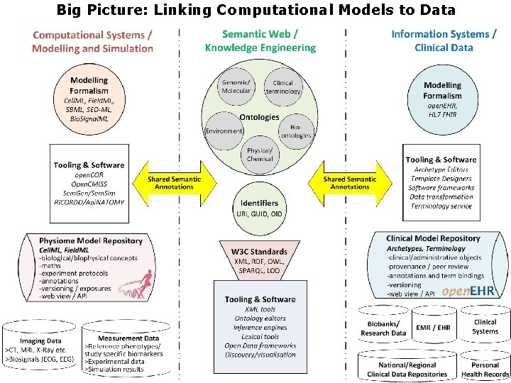 Big Picture: Linking Computational Models to Data 