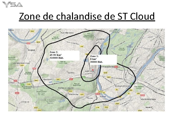 Zone de chalandise de ST Cloud 