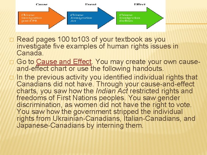 � � � Read pages 100 to 103 of your textbook as you investigate