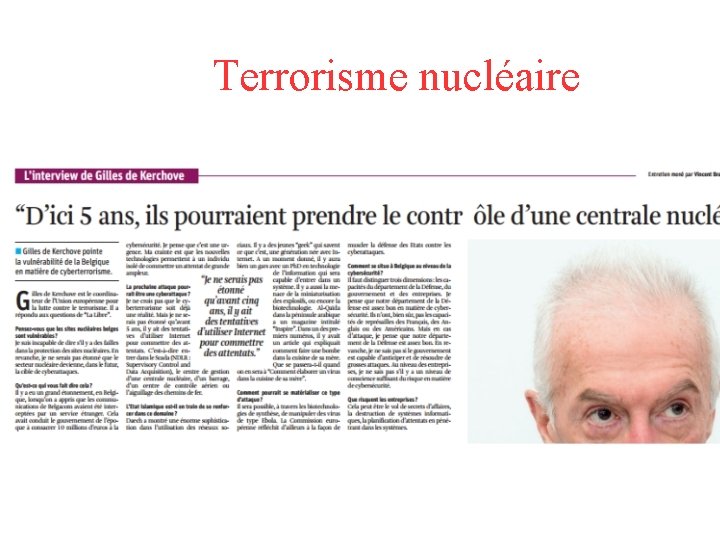 Terrorisme nucléaire 