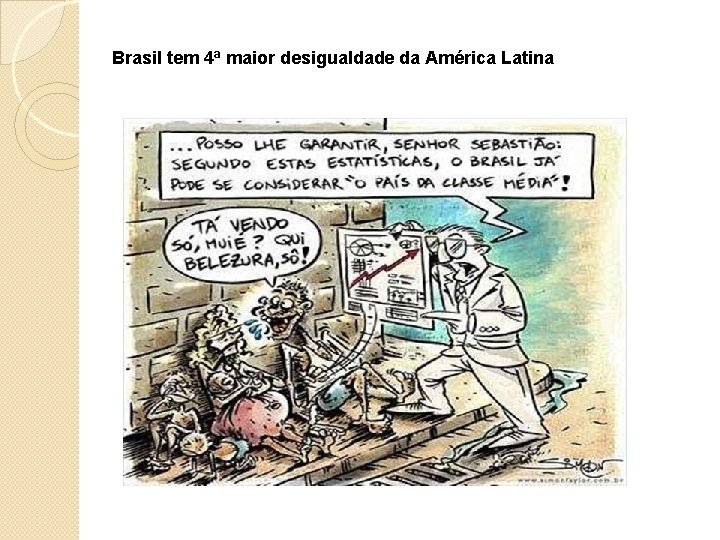 Brasil tem 4ª maior desigualdade da América Latina 