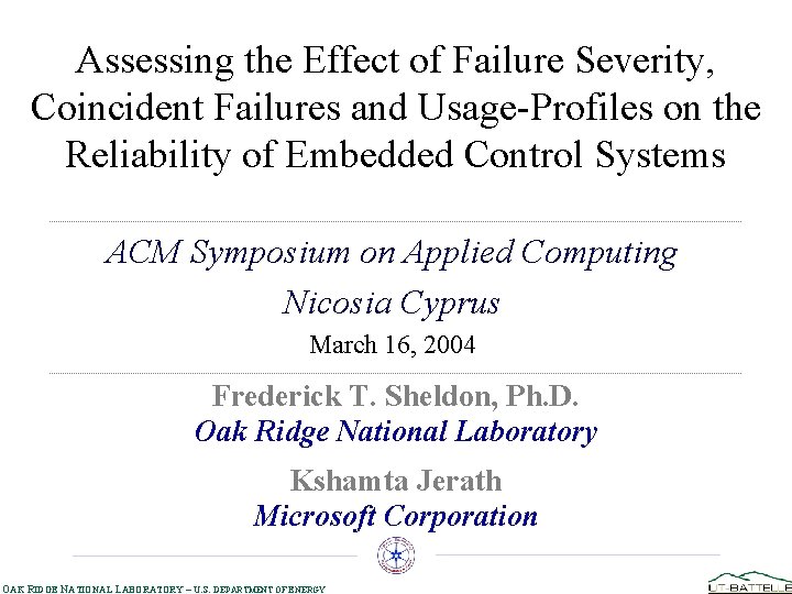 Assessing the Effect of Failure Severity, Coincident Failures and Usage-Profiles on the Reliability of