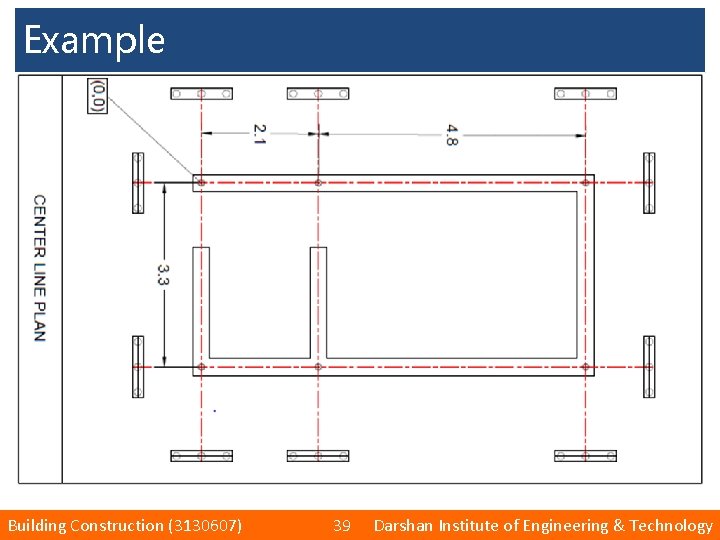 Example Building Construction (3130607) 39 Darshan Institute of Engineering & Technology 