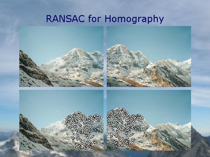 RANSAC for Homography 