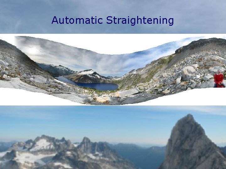 Automatic Straightening 