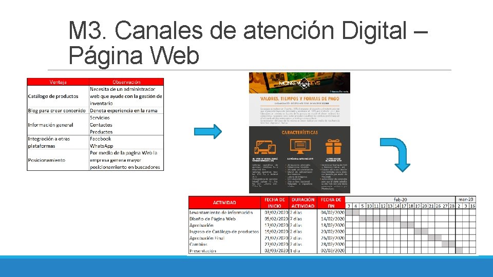 M 3. Canales de atención Digital – Página Web 