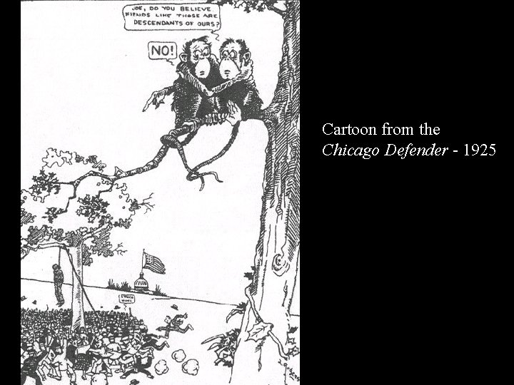 Cartoon from the Chicago Defender - 1925 Cartoon from the Chicago Defender - 1925