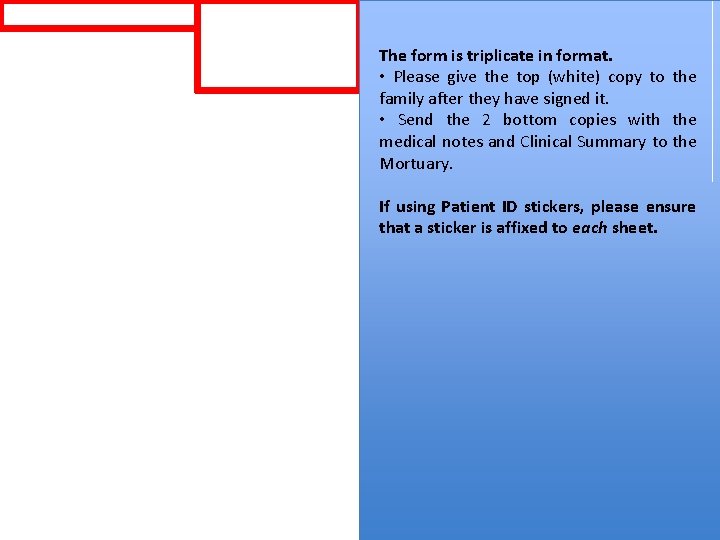 A brief guide to organising a Hospital PM