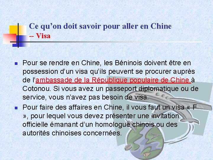 Ce qu’on doit savoir pour aller en Chine -- Visa n n Pour se