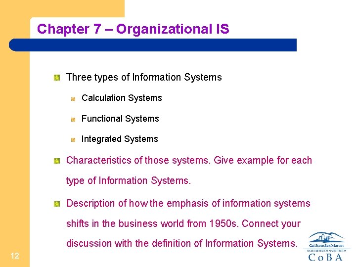 Introduction to Management Information Systems Review 3 Information
