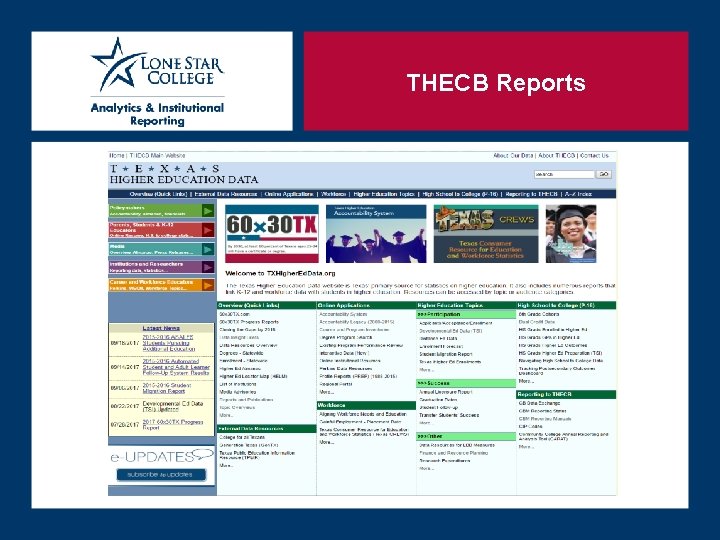 THECB Reports 