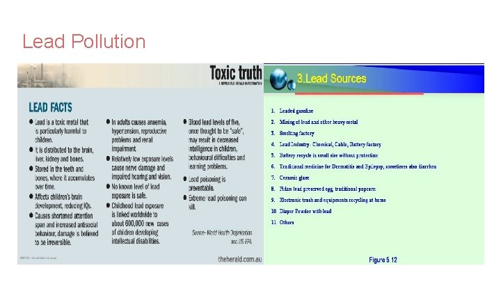 Lead Pollution 