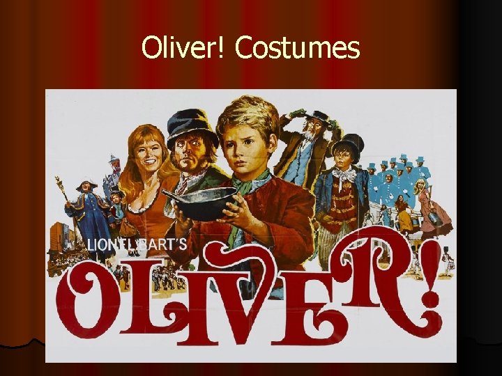 Oliver! Costumes 