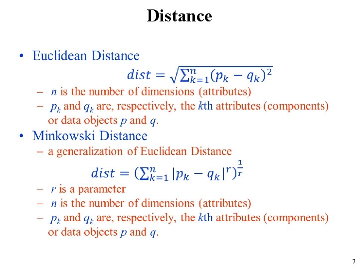 Distance • 7 