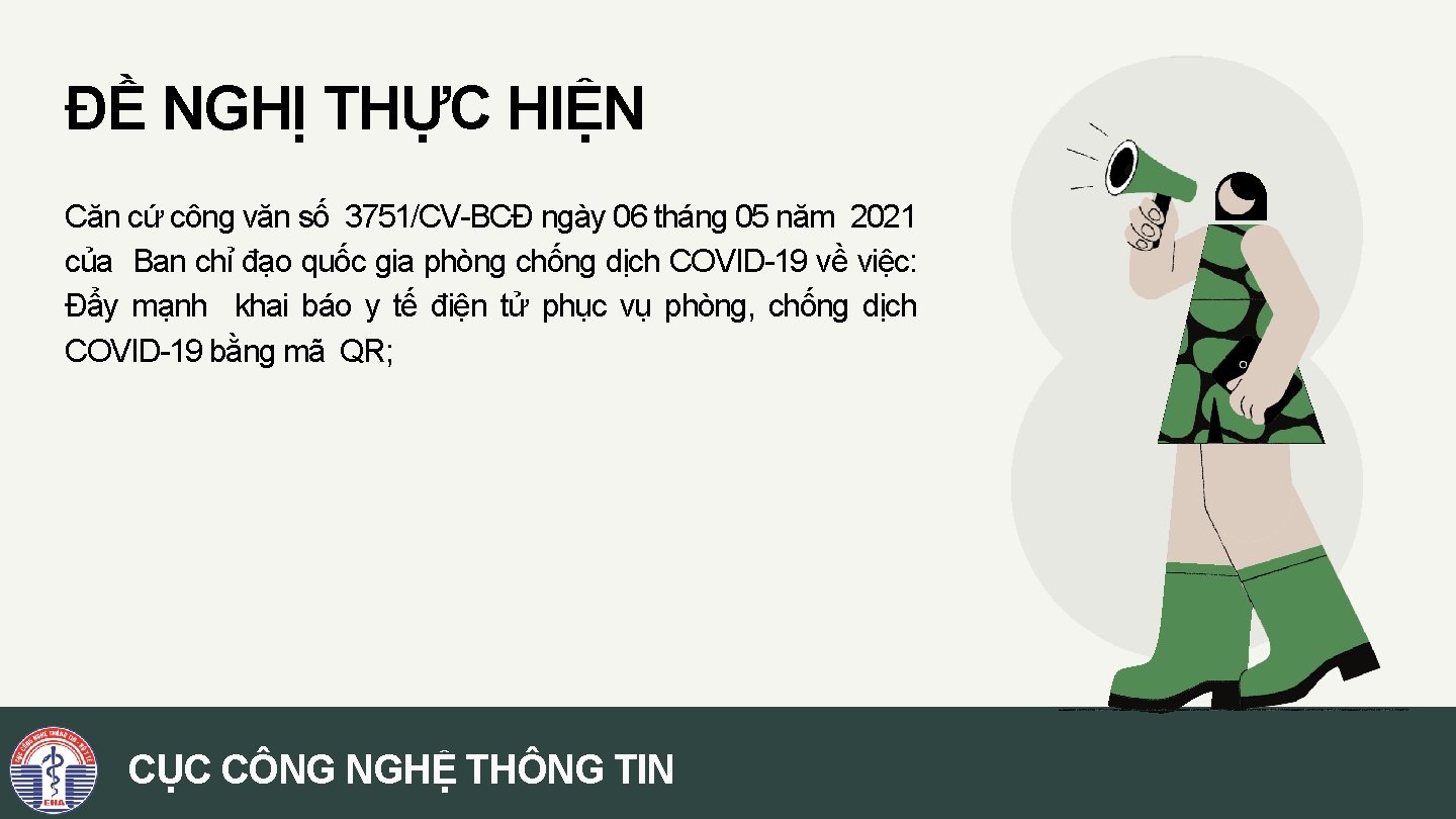 ĐỀ NGHỊ THỰC HIỆN Căn cứ công văn số 3751/CV-BCĐ ngày 06 tháng 05