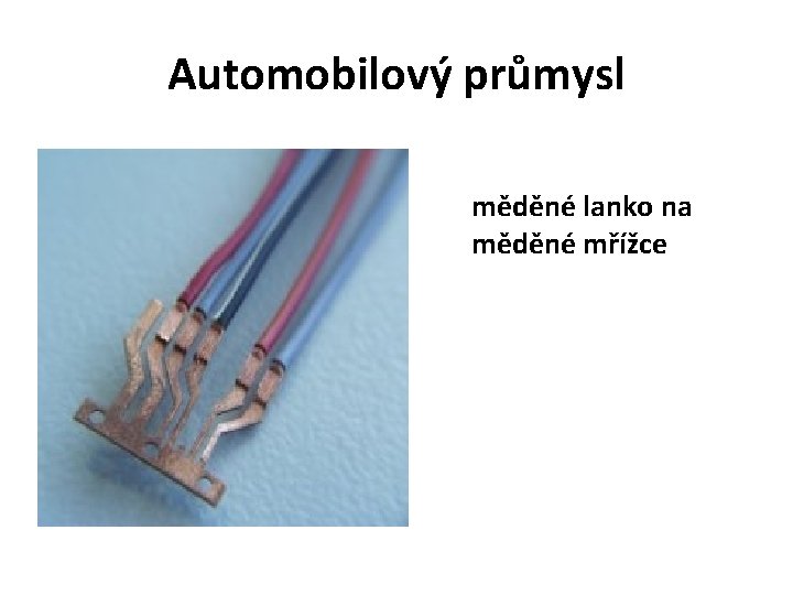 Automobilový průmysl měděné lanko na měděné mřížce 