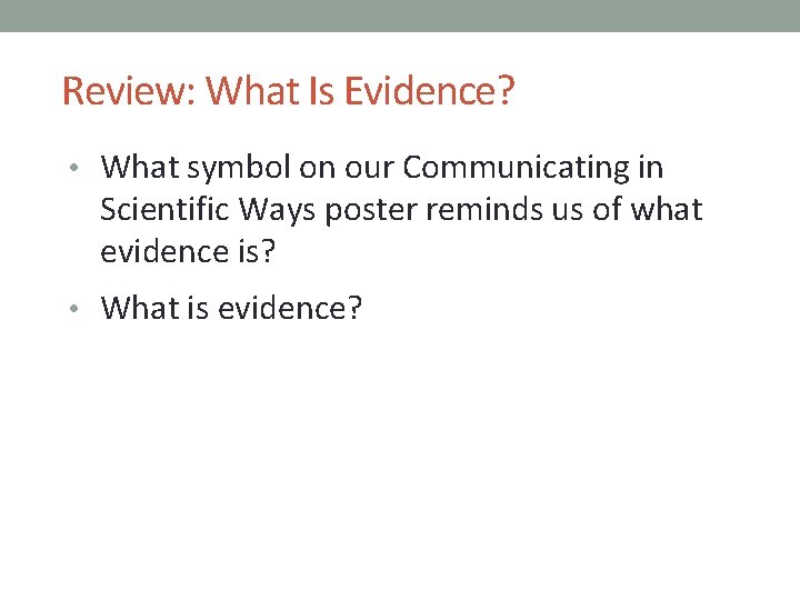Why And Evidence PLANTS AND ANIMALS LESSON 3 B How Can